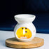 White Oval Ceramic Oil Diffuser Fragrance Humidifier